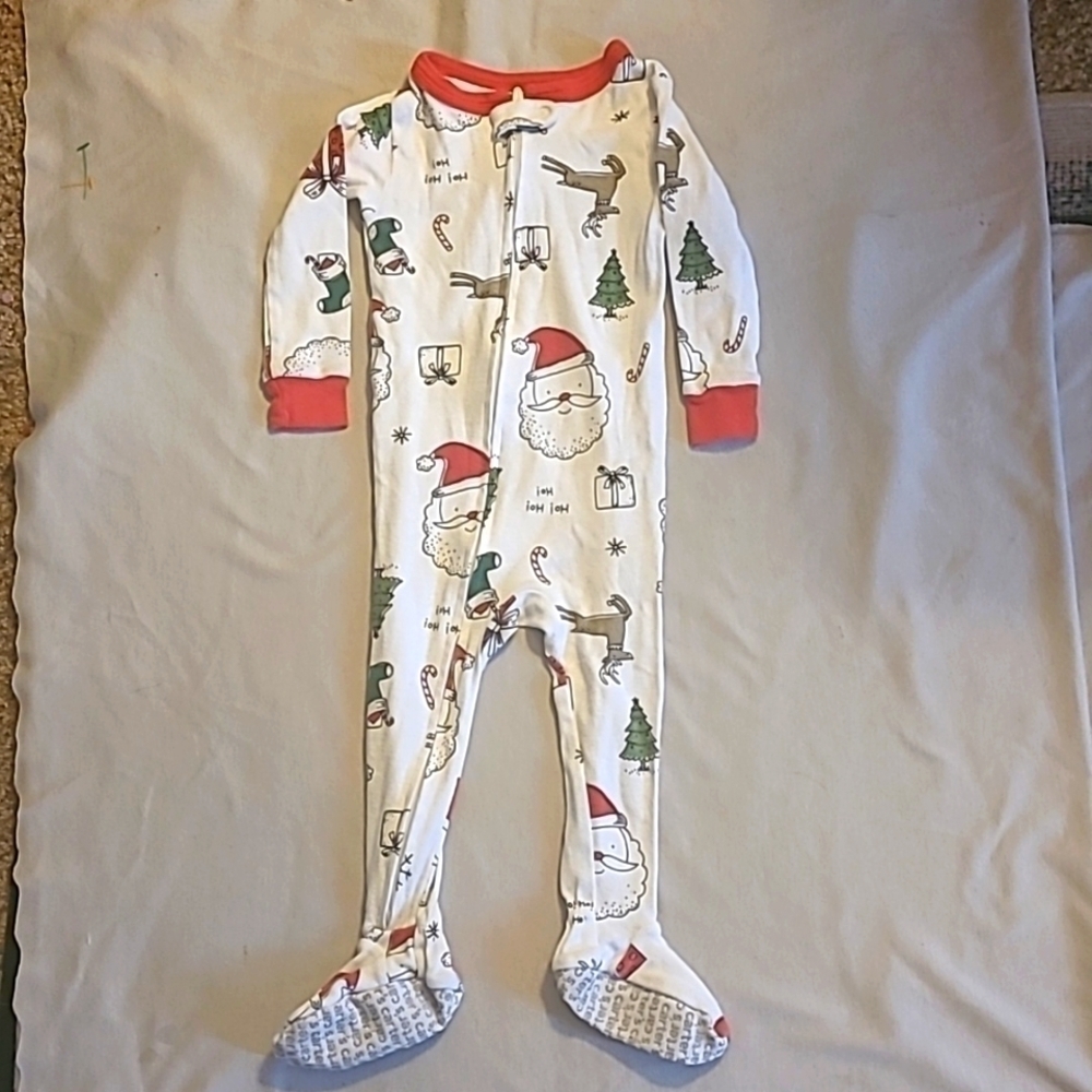 Carter's 12 month Christmas zipper pajamas